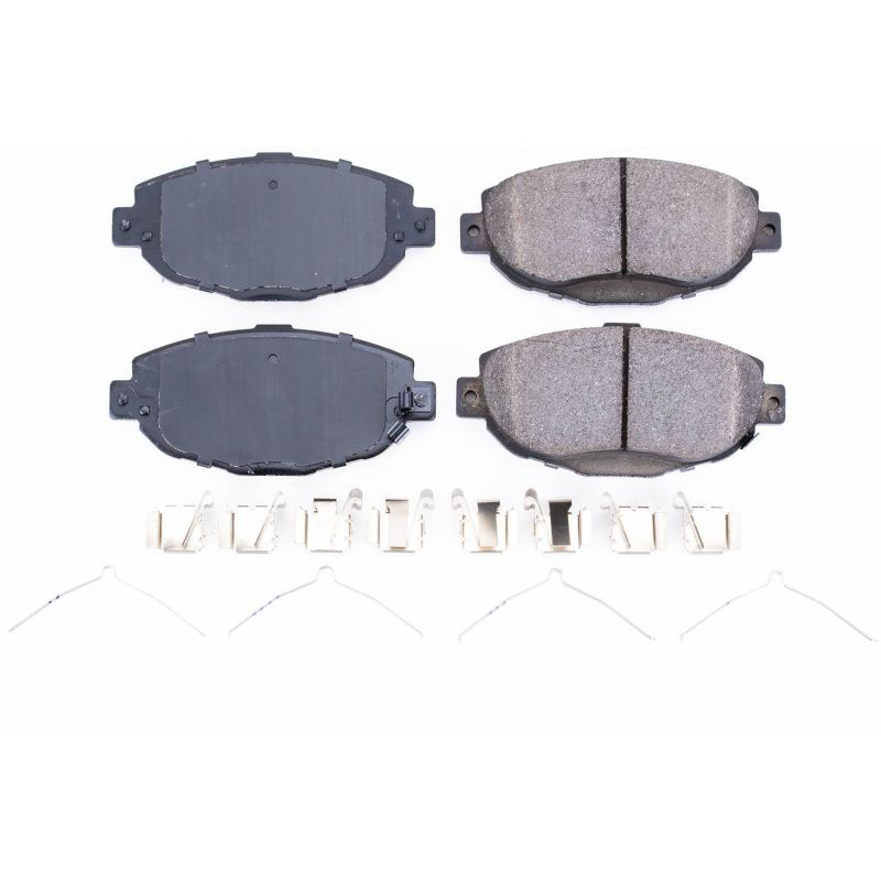 PowerStop 17571 | Power Stop 99-00 Lexus SC300 Front Z17 Evolution Ceramic Brake Pads w/Hardware; 1999-2000