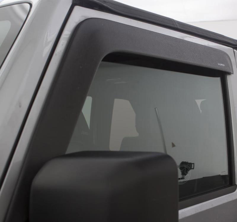 AVS 772020 | 07-18 Jeep Wrangler (2 Door Only) Ventvisor Low Profile Window Deflectors 2pc - Matte Black; 2007-2018