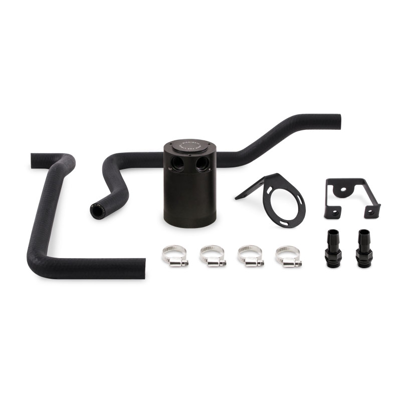 Mishimoto mmbcc-mop61-05pbebk | 05-10 Dodge Charger / 05-10 Chrysler 300C 6.1L Direct Fit Oil Catch Can Kit - Black; 2005-2010