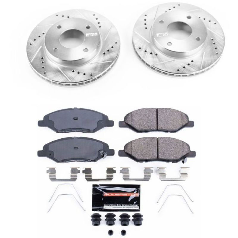 PowerStop k5862 | Power Stop 09-11 Nissan Versa Front Z23 Evolution Sport Brake Kit; 2009-2011