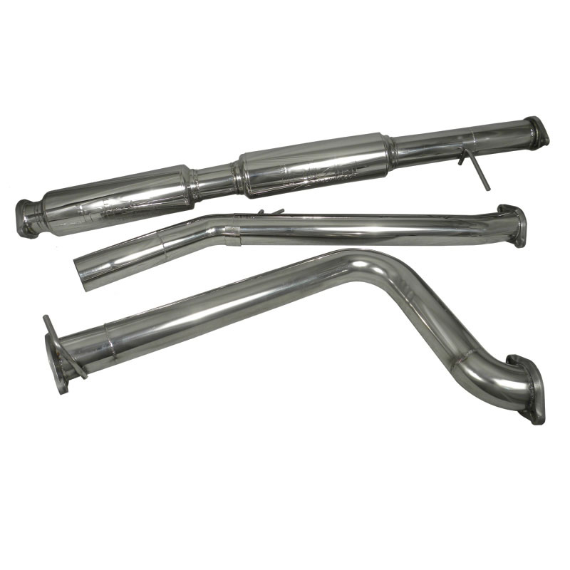 Injen SES5040 | Dodge Dart 1.4L turbo Full 3in cat-back Stainless Steel exhaust with Stainless Steel molded flanges and embossed resonators; 2013-2013