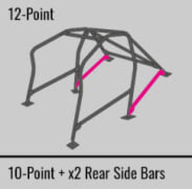 Cusco 230 270 w12 | Safety 21 2-Passenger 12-Point BLK Roll Cage Nissan Skyline R32 Around Dash (S/O-No Cancel); 2012-2012