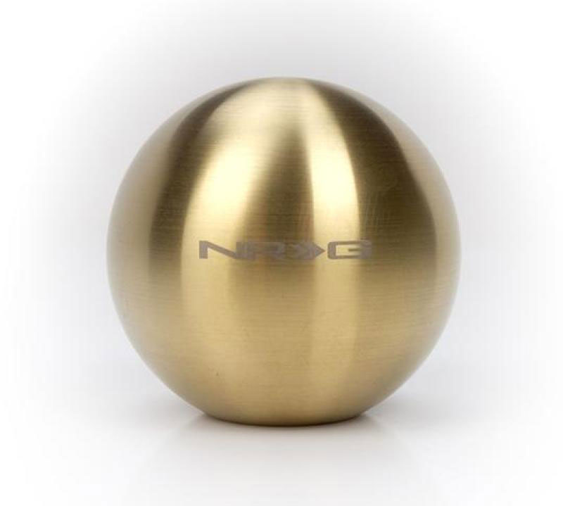 NRG sk-350gd | Chrome Gold Titanium Round Shifter Heavy Weight