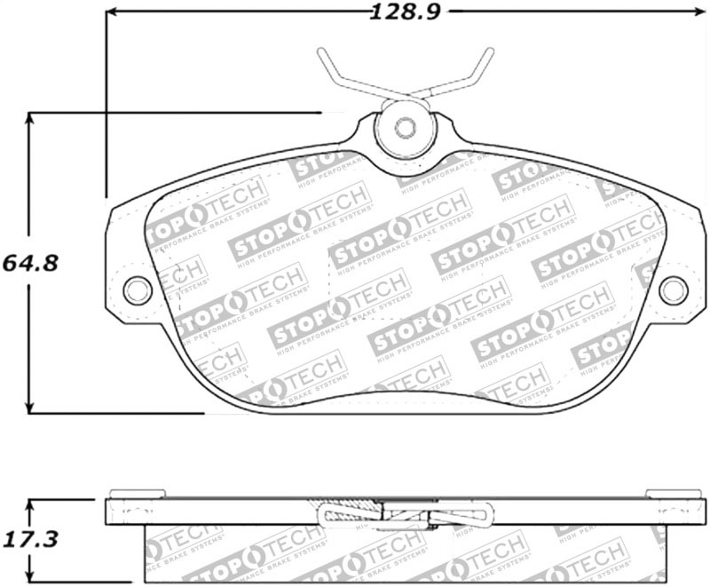 Stoptech 305.05420 | StopTech Street Select Brake Pads Volvo 940, Front; 1991-1995