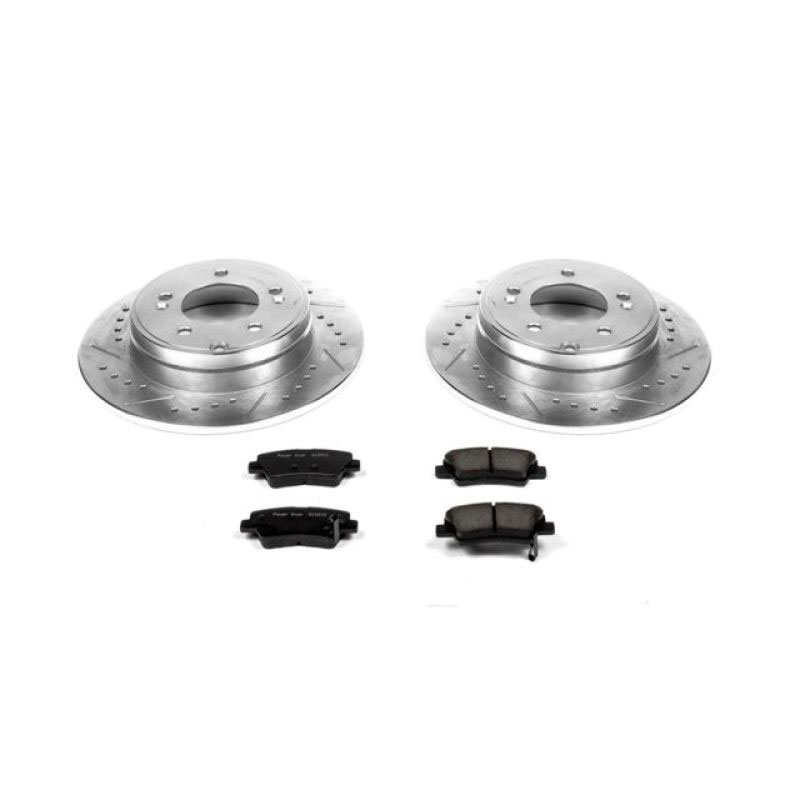 PowerStop k5381 | Power Stop 12-17 Hyundai Azera Rear Z23 Evolution Sport Brake Kit; 2012-2017