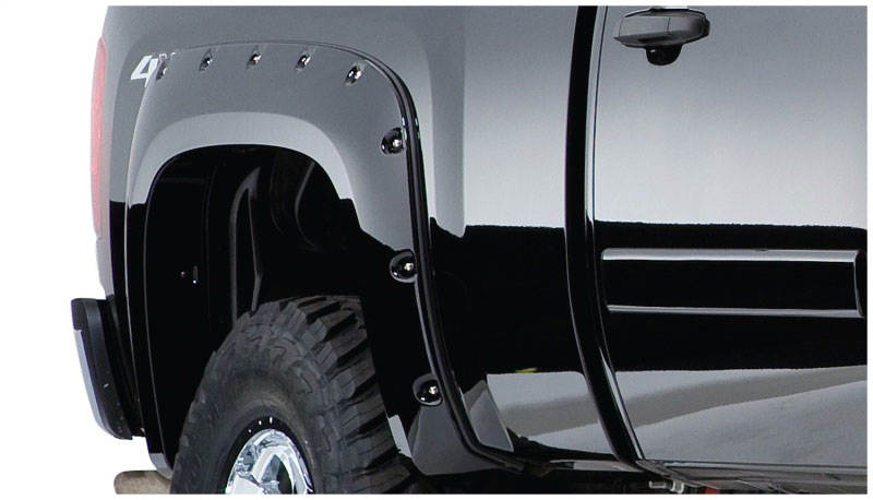 Bushwacker 21028-11 | 93-11 Ford Ranger Styleside Cutout Style Flares 2pc 72.0/84.0in Bed - Black; 1993-2011