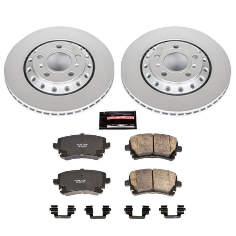 PowerStop crk4562 | Power Stop 03-10 Audi A8 Quattro Rear Z23 Evolution Sport Coated Brake Kit; 2003-2010