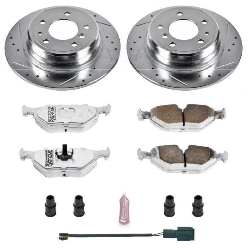 PowerStop k393-26 | Power Stop 90-95 BMW 525i Rear Z26 Street Warrior Brake Kit; 1990-1995