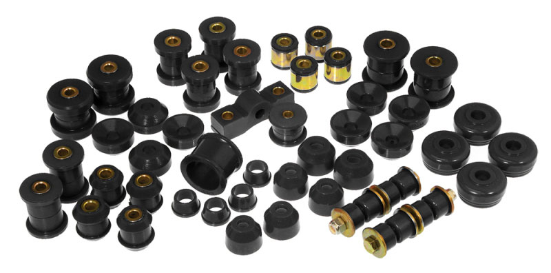 Prothane 8-2002-BL | 88-91 Honda Civic/CRX Total Kit - Black; 1988-1991