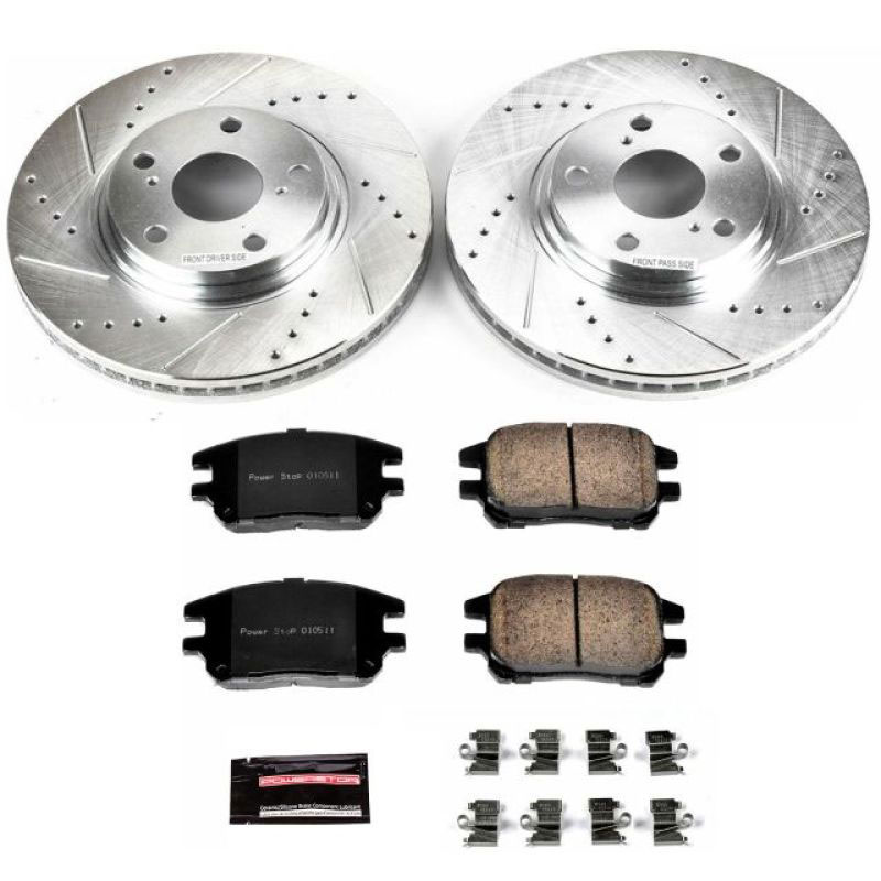 PowerStop k1146 | Power Stop 02-03 Lexus RX300 Front Z23 Evolution Sport Brake Kit; 2002-2003