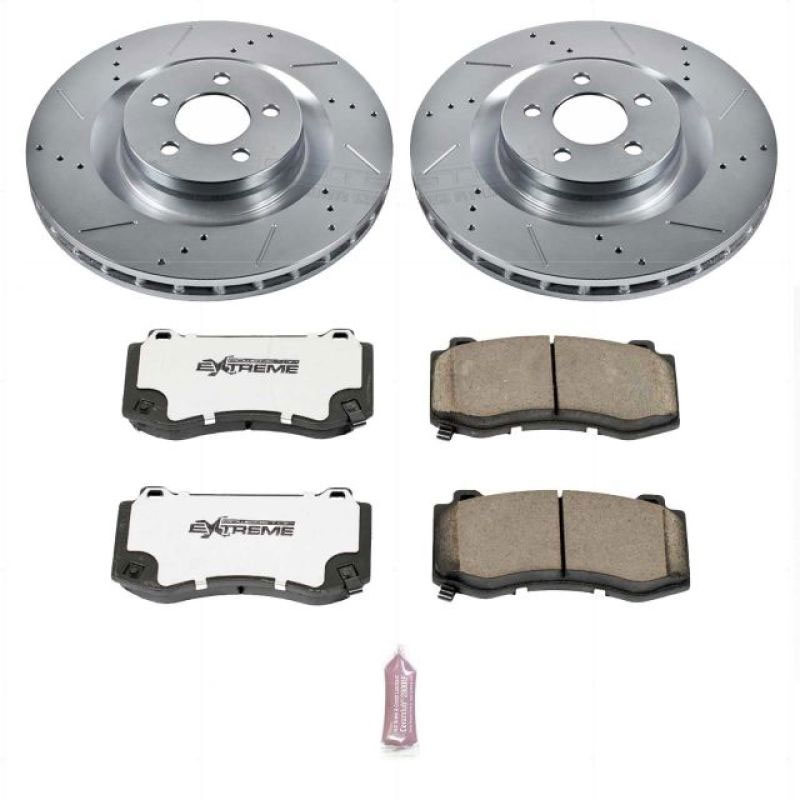 PowerStop k4695-26 | Power Stop 05-10 Chrysler 300 Front Z26 Street Warrior Brake Kit; 2005-2010