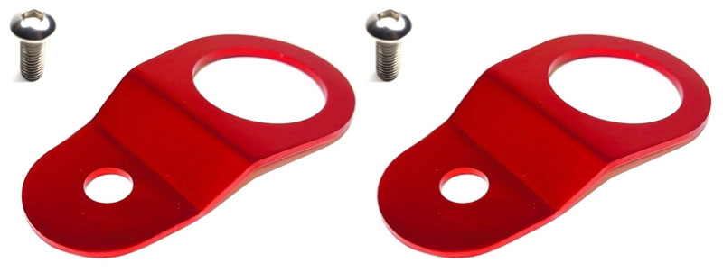 Torque Solution ts-ev-008c | Radiator Mount Combo (RED) : Mitsubishi Evolution 7/8/9; 2005-2006