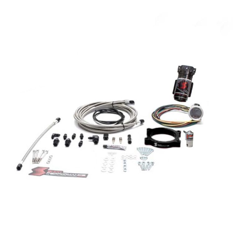 Snow Performance sno2160brdt | 10-15 Camaro Stg 2 Bst Cooler F/I Water Injection Kit (SS Brded Line/4AN) w/o Tank; 2010-2015