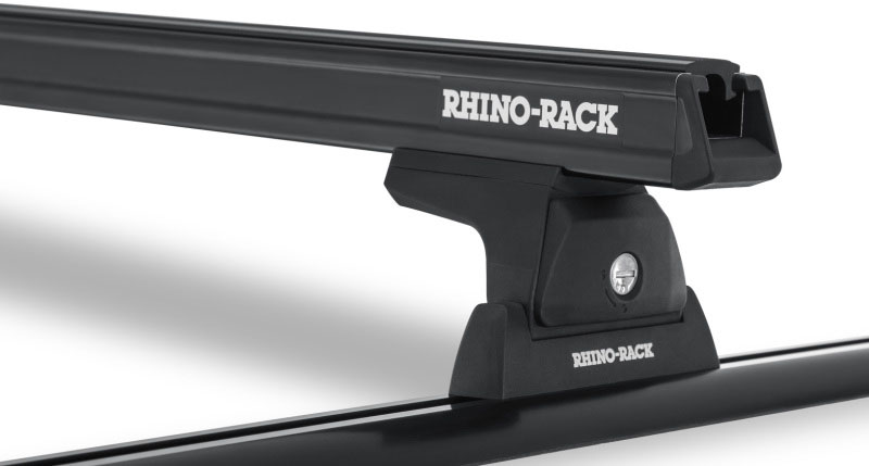 Rhino-Rack y01-140b | Heavy Duty 65in 2 Bar Roof Rack w/Tracks - Black