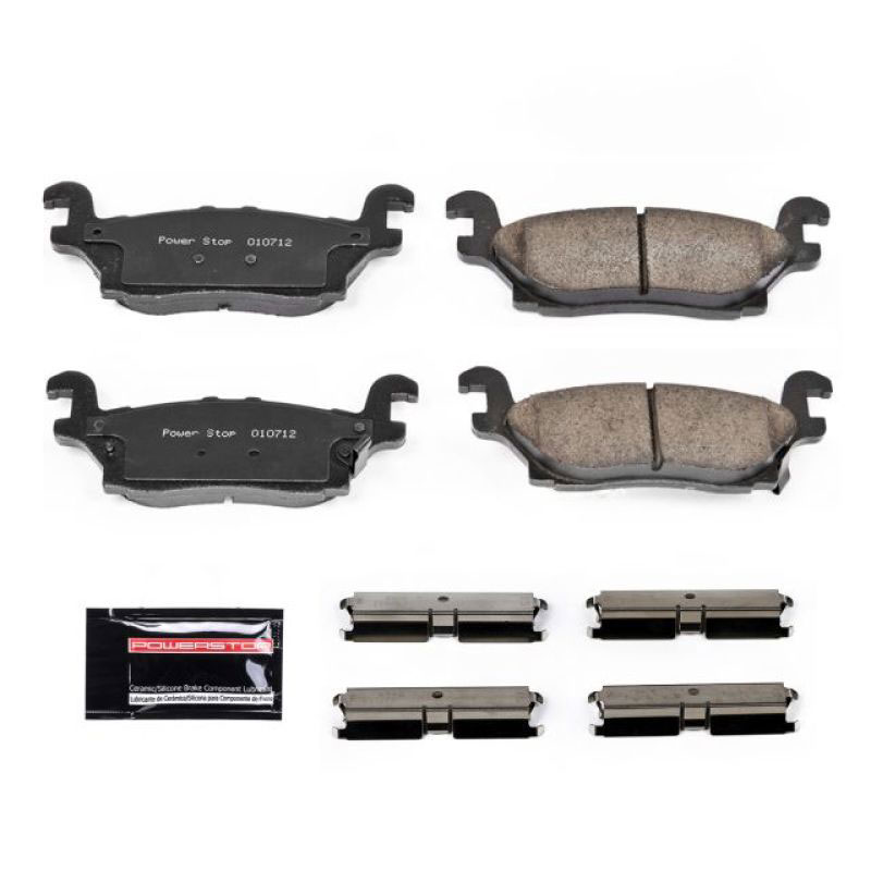 PowerStop z23-1120 | Power Stop 06-10 Hummer H3 Rear Z23 Evolution Sport Brake Pads w/Hardware; 2006-2010