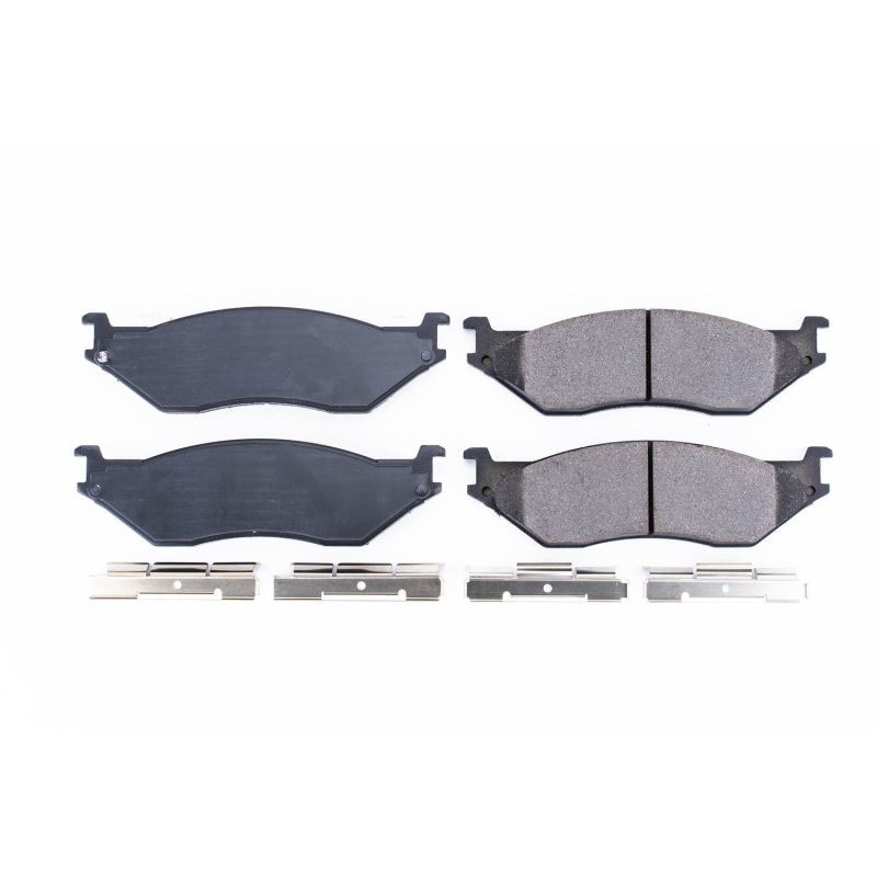 PowerStop 17777 | Power Stop 2002 Ford E-550 Econoline SD Front or Rear Z17 Evolution Ceramic Brake Pads w/Hardware