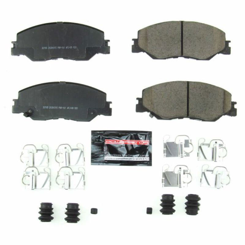 PowerStop z23-2185 | Power Stop 2019 Honda Insight Front Z23 Evolution Sport Brake Pads w/Hardware; 2019-2022