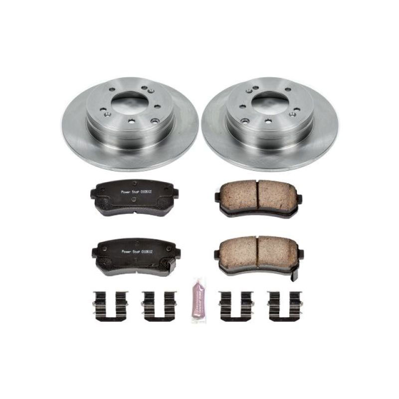 PowerStop koe6936 | Power Stop 2015 Hyundai Sonata Rear Autospecialty Brake Kit; 2015-2015