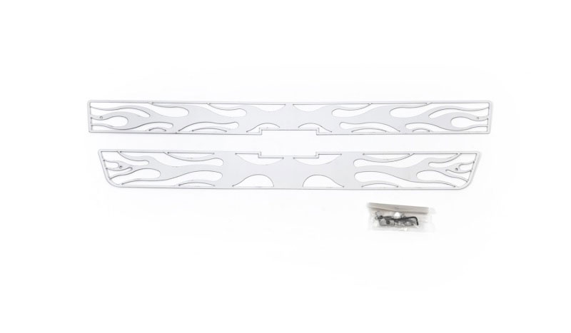 Putco 89107 | 01-02 Chevrolet Silverado HD Flaming Inferno Stainless Steel Grille; 2001-2002