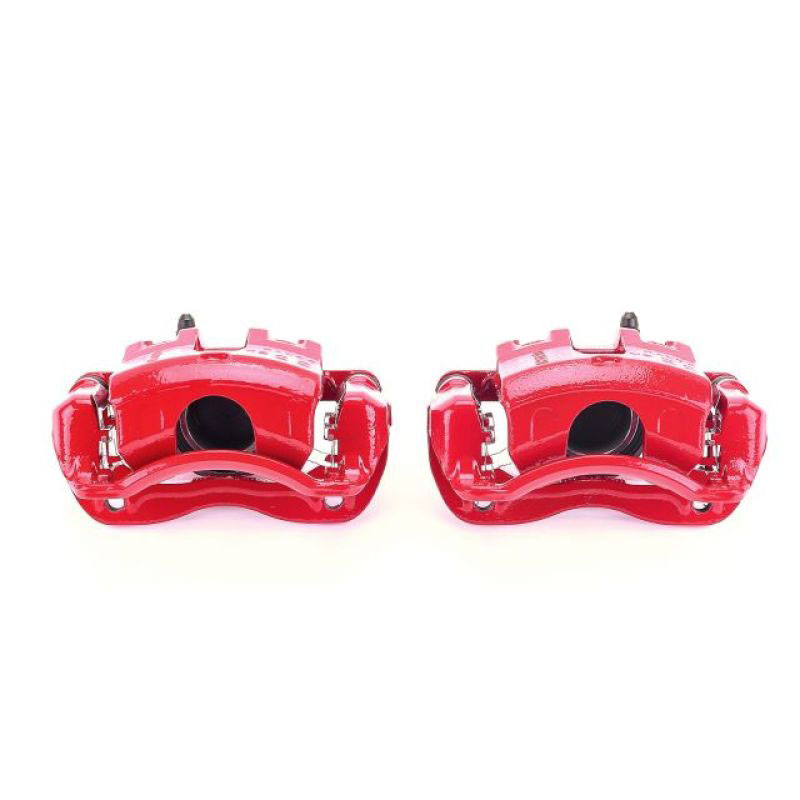 PowerStop s6794 | Power Stop 12-17 Hyundai Accent Front Red Calipers w/Brackets - Pair; 2012-2017