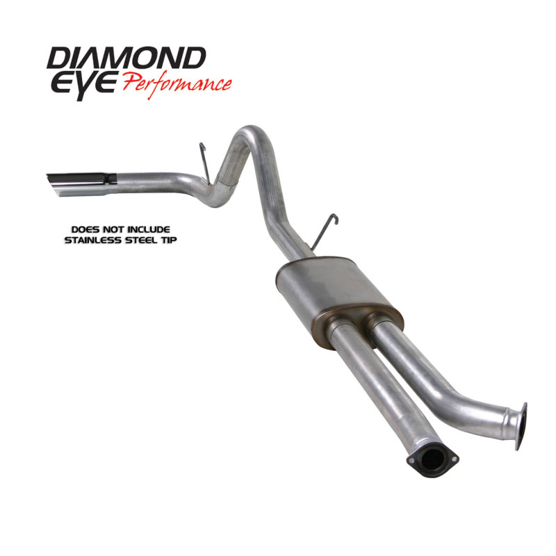 Diamond Eye Performance k3420a | Diamond Eye KIT 3-1/2in CB SGL GAS AL TOYOTA TUNDRA 5.7L 07-10; 2007-2010