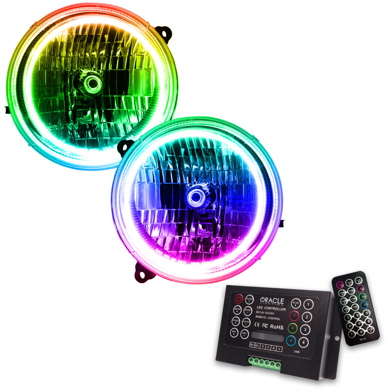 Oracle Lighting 7136-333 | Oracle 05-07 Jeep Liberty SMD HL (no leveling) - ColorSHIFT w/ 2.0 Controller; 2005-2007