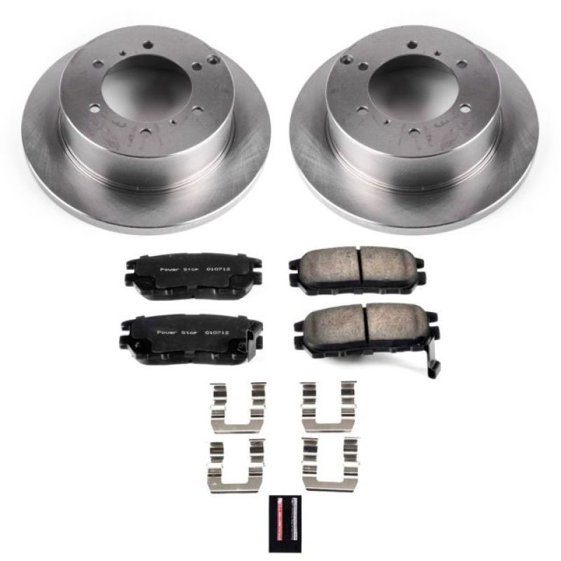 PowerStop koe5022 | Power Stop 91-00 Mitsubishi Montero Rear Autospecialty Brake Kit; 1991-2000