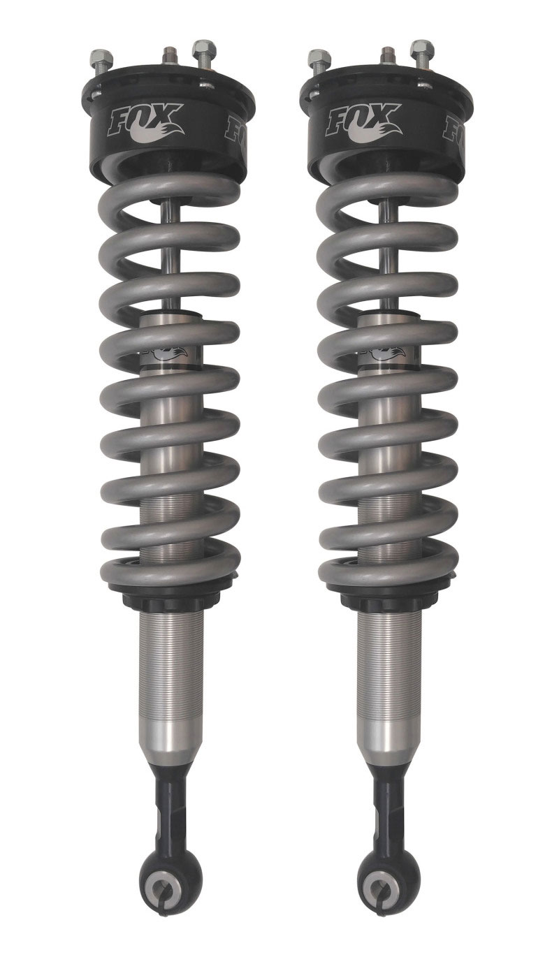 Maxtrac 876825F | MaxTrac 05-18 Toyota Tacoma 2WD/4WD 6 Lug 0-2.5in Front FOX 2.0 Performance Coilover - Pair; 2005-2018