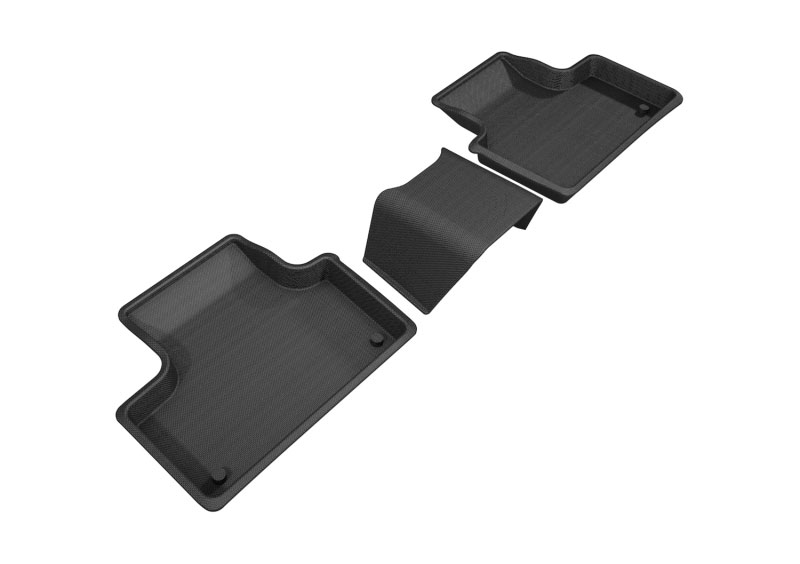 3D Maxpider l1vv02521509 | 3D MAXpider 2018-2020 Volvo XC60 Kagu 2nd Row Floormats - Black; 2018-2022