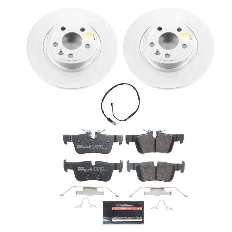 PowerStop esk8110 | Power Stop 14-20 BMW i3 Rear Euro-Stop Brake Kit; 2014-2020