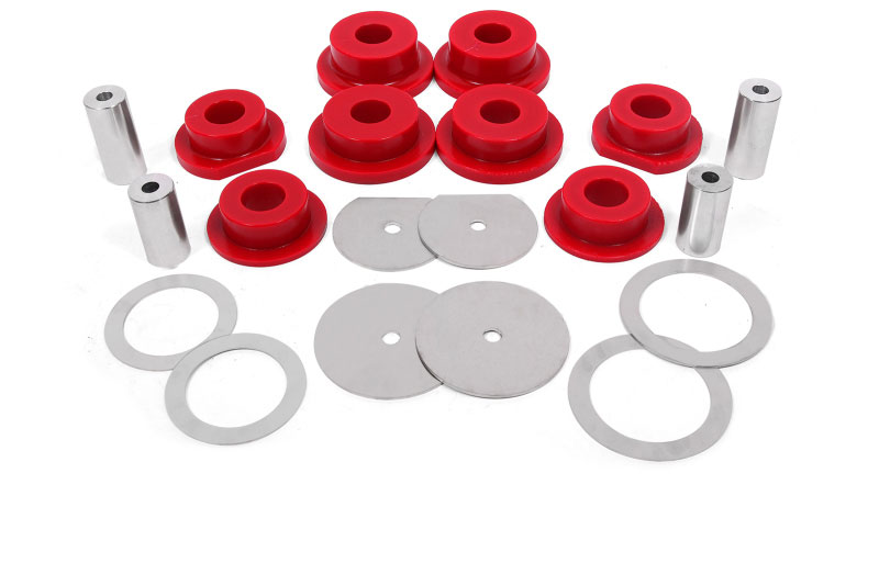 BMR Suspension scb111 | BMR 08-18 Dodge Challenger Rear Cradle Bushing Kit Polyurethane - Red; 2008-2018