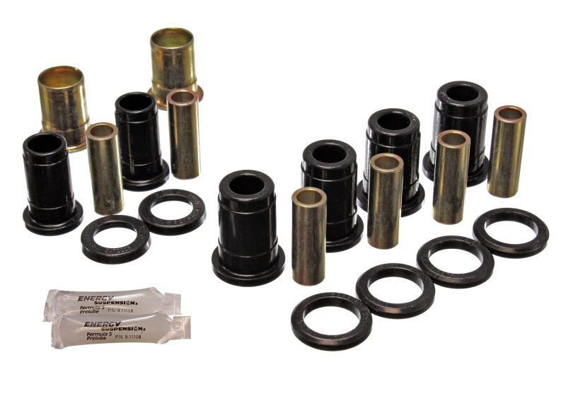 Energy Suspension 3.3153g | 59-64 Bel Air/Impala / 64 El Camino (w/ Single U/A) Black Rear C/A Bushing Set; 1959-1964