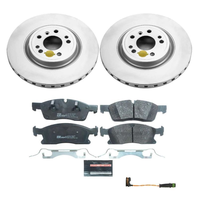 PowerStop esk6897 | Power Stop 2016 Mercedes-Benz GLE300d Front Euro-Stop Brake Kit; 2016-2016