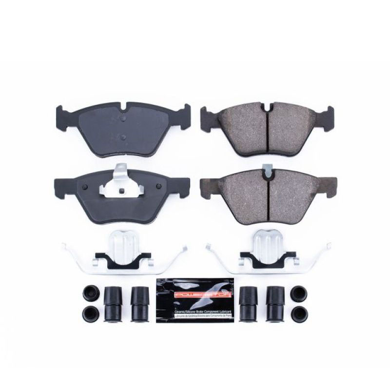 PowerStop z23-1061a | Power Stop 08-13 BMW 128i Front Z23 Evolution Sport Brake Pads w/Hardware; 2008-2013