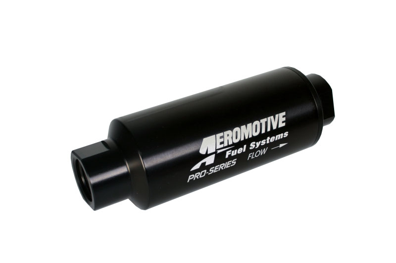 Aeromotive 12302 | Pro-Series In-Line Fuel Filter - AN-12 - 100 Micron SS Element