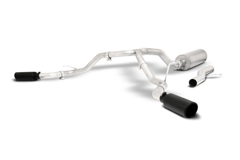 Gibson 65683b | 21-22 GMC Yukon/Chevy Tahoe 5.3L 2/4WD Cat-Back Dual Extreme Exhaust System - Stainless; 2021-2022