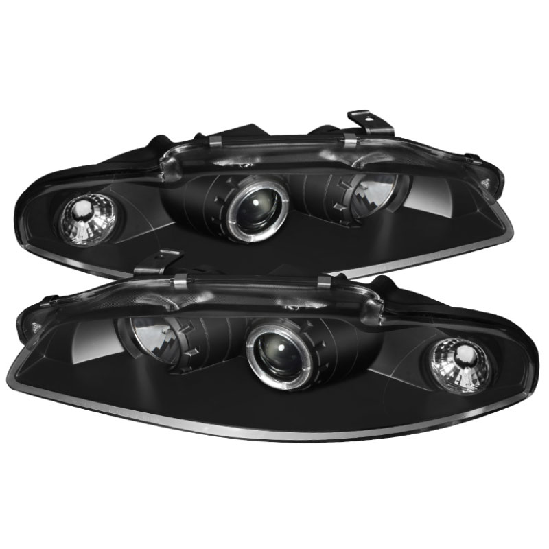 SPYDER 5011473 | Spyder Mitsubishi Eclipse Halo Projector Headlights - Black - (PRO-YD-ME97-HL-BK); 1997-1999