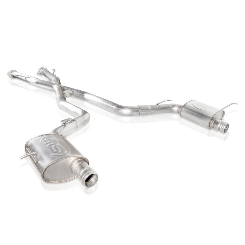 Stainless Works JEEP1862CB-S | Jeep TrackHawk Cat-Back Exhaust with X-Pipe; 2018-2022