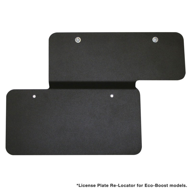 Westin 32-0065 | Ford F-150 EcoBoost Bull Bar License Plate Bracket - Black