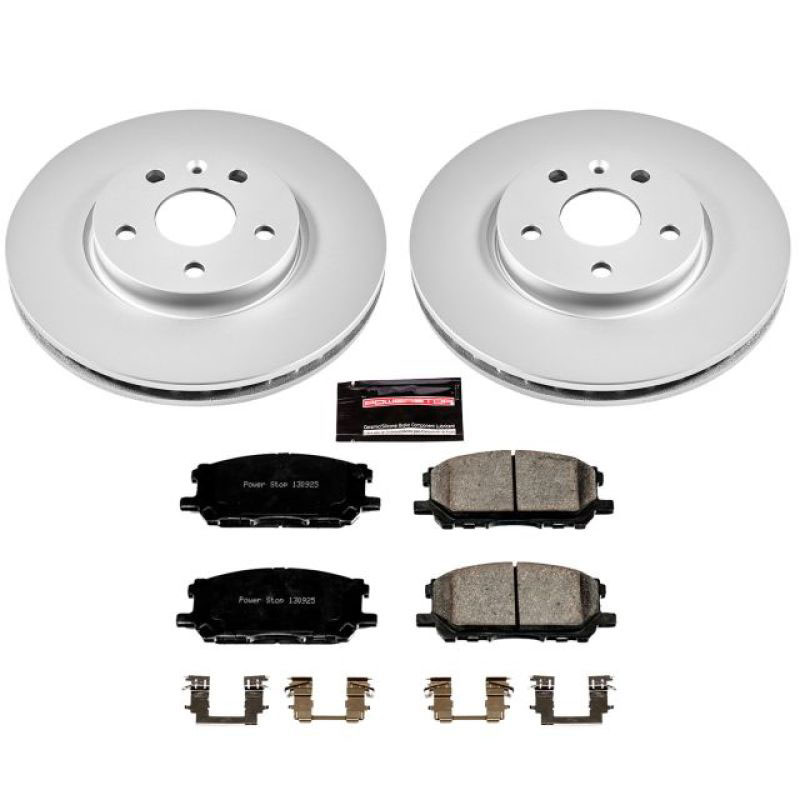 PowerStop crk196 | Power Stop 04-06 Lexus RX330 Front Z17 Evolution Geomet Coated Brake Kit; 2004-2006