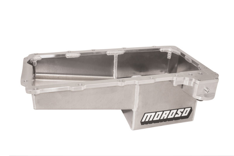 Moroso GM LS/16-Up COPO Camaro (w/Rear Sump) Drag Race Baffled Wet Sump ...