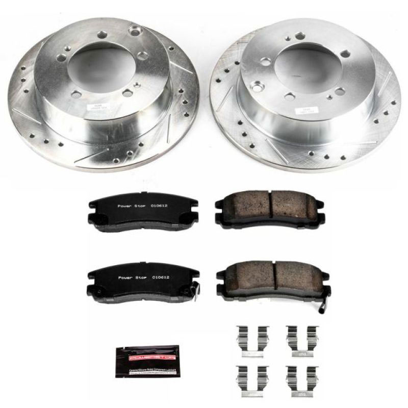 PowerStop k1203 | Power Stop 95-05 Chrysler Sebring Rear Z23 Evolution Sport Brake Kit; 1995-2005