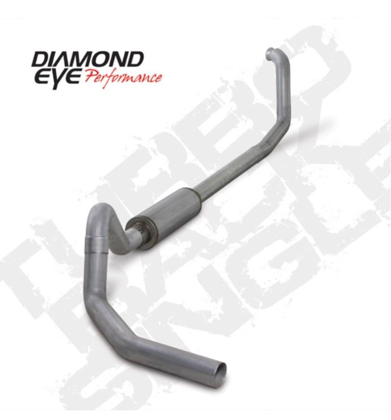 Diamond Eye Performance k4325a | Diamond Eye KIT 4in TB SGL AL: 00-03 FORD 7.3L E-SERIES VAN NFS W/ CARB EQUIV STDS; 2000-2003