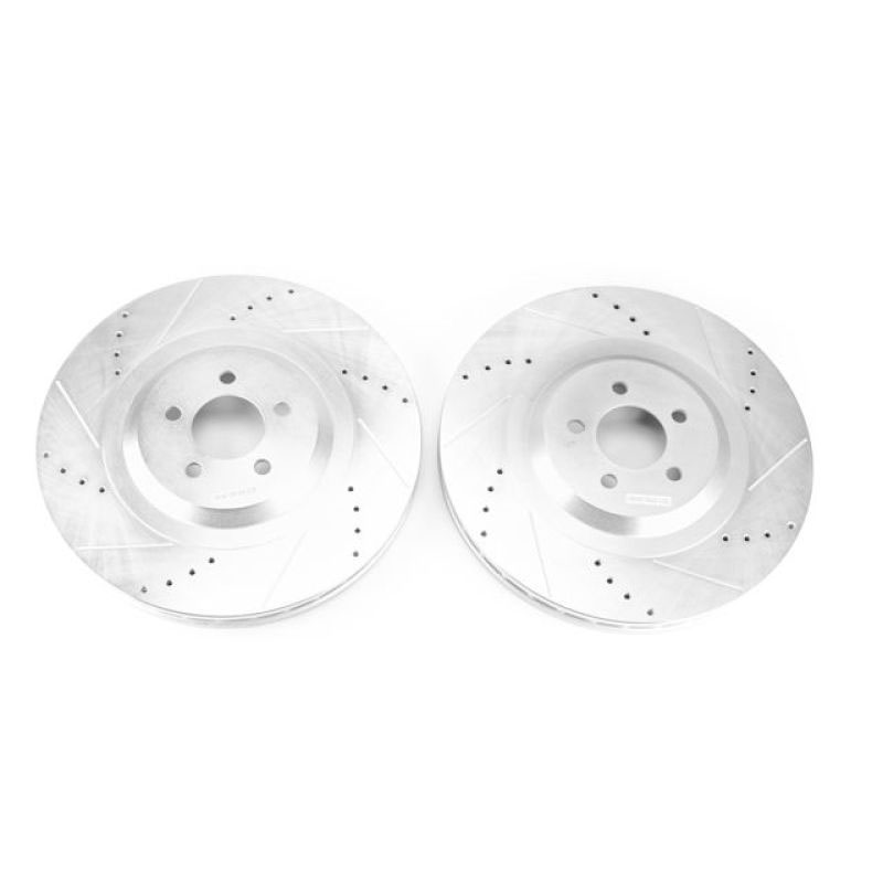 PowerStop ar86002xpr | Power Stop 15-19 Dodge Challenger/Charger Hellcat Front Evolution Drilled & Slotted Rotors - Pair; 2015-2021