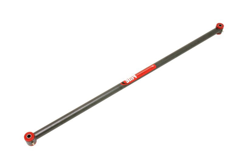 BMR Suspension PHR001H | BMR Non-adjustable panhard rod, Camaro V8 / V6 Black Hammertone; 1982-2002