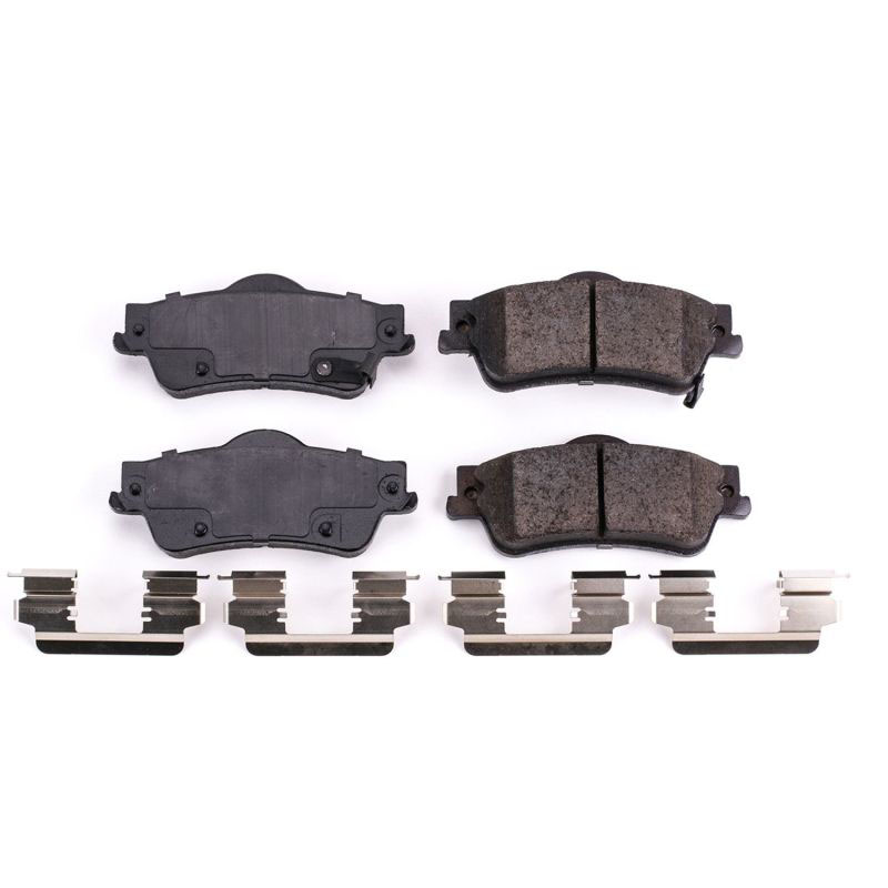 PowerStop 171352 | Power Stop 11-17 Chevrolet Caprice Rear Z17 Evolution Ceramic Brake Pads w/Hardware; 2011-2017