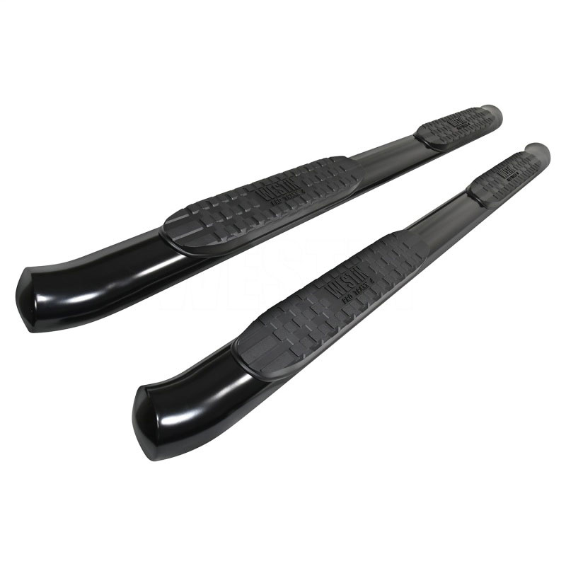 Westin 21-24225 | 2022 Toyota Tundra Double Cab PRO TRAXX 4 Oval Nerf Step Bars - Black; 2022-2022