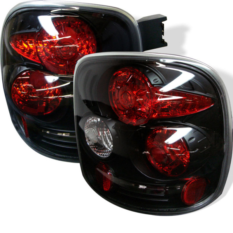 SPYDER 5002105 | Spyder Chevrolet Silverado Stepside Altezza Tail Lights - Black - (ALT-YD-CS99STS-BK); 1999-2004