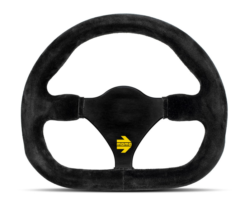 MOMO r1925/27s | Momo MOD27 Steering Wheel 270 mm - Black Suede/Black Spokes