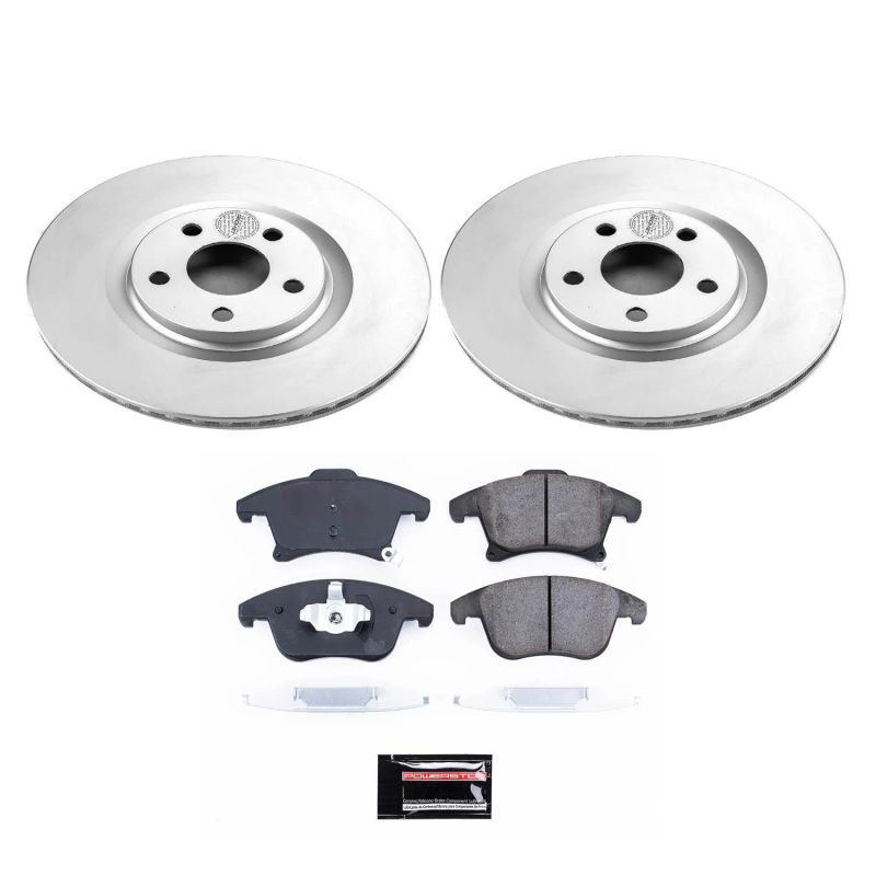 PowerStop crk8540 | Power Stop 19-20 Ford Police Responder Hybrid Front Z17 Evolution Geomet Coated Brake Kit